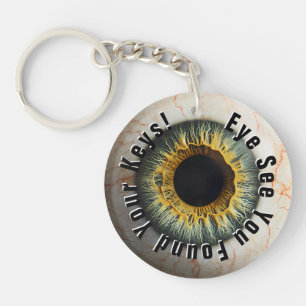 👁️Customizable Eye see your keys Key Ring