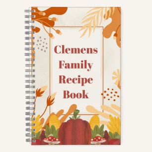 Customizable Family Recipe Notebook