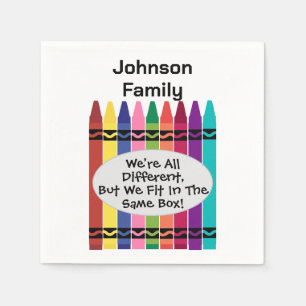 Customizable Family Reunion Napkins