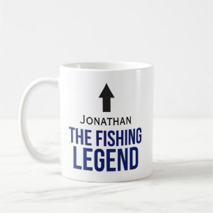 Customizable Fishing Coffee Mug Gift for Fishermen