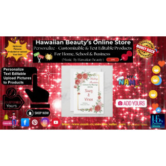 Customizable Floral Wedding Invitation Card 15