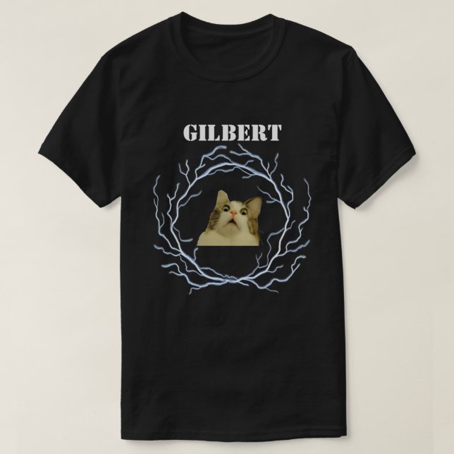 Customizable Funny Cat T-shirt  (Design Front)