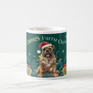 Customizable Furrst Christmas Boxer Coffee Mug