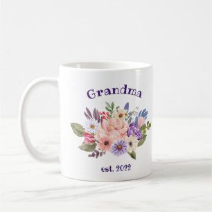 CUSTOMIZABLE Grandma Date - First time Grandma Cof Coffee Mug