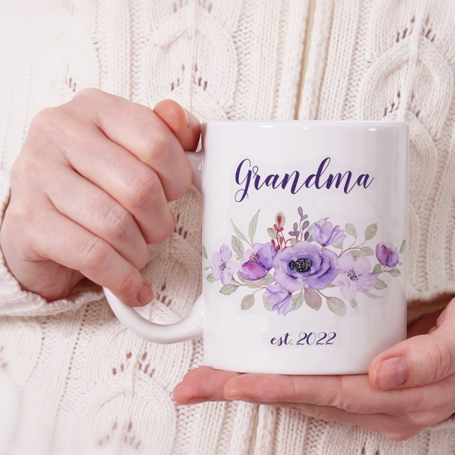 CUSTOMIZABLE Grandma Date - First time Grandma Cof Coffee Mug (Creator Uploaded)