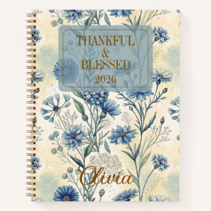 Customizable Gratitude Affirmations for Women Notebook