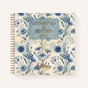 Customizable Gratitude Affirmations for Women Notebook