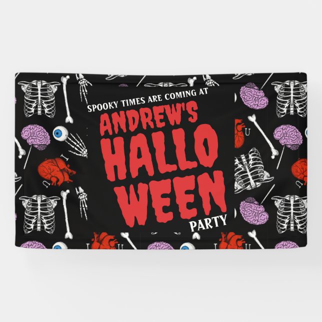 Customizable Halloween Banner - Add your text! (Horizontal)