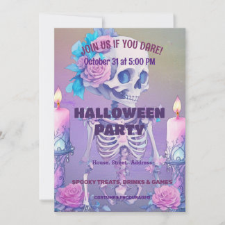 Customizable Halloween Party Invitation
