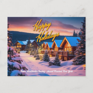 CUSTOMIZABLE Happy Holidays Post Card