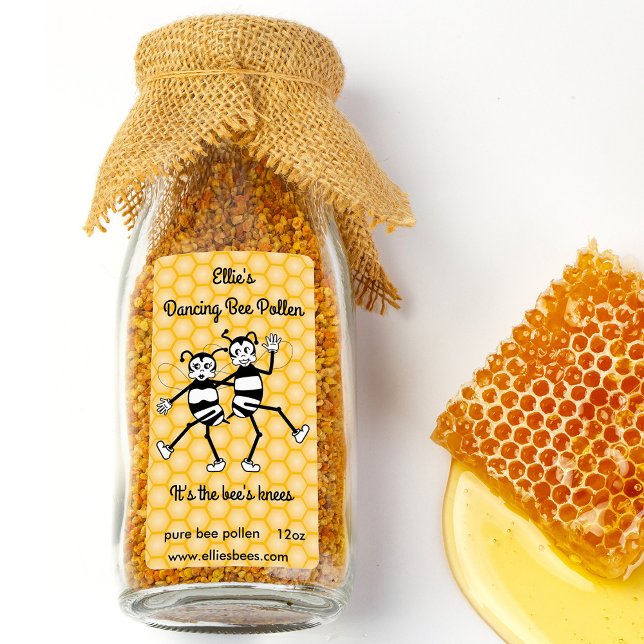 Customizable honey bottle or beeswax label (Creator Uploaded)