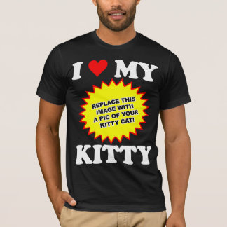CUSTOMIZABLE I Love My Kitty T-Shirt