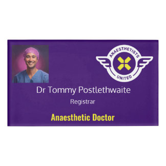 Customizable ID Badge with photo