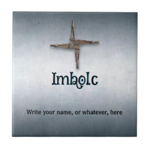 Customizable Imbolc Ceramic Tile