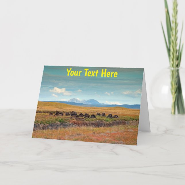 Customizable isle of Islay, Scotland Card (Front)