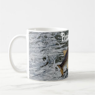 Customizable Jumping Bass Fishing Coffee Mug