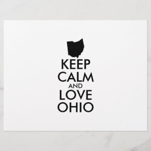 Customizable KEEP CALM and LOVE OHIO Flyer