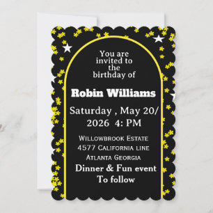 Customizable Kids Birthday Invitation Editable