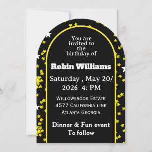 Customizable Kids Birthday Invitation Editable