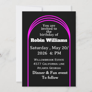 Customizable Kids Birthday Invitation   Editable 
