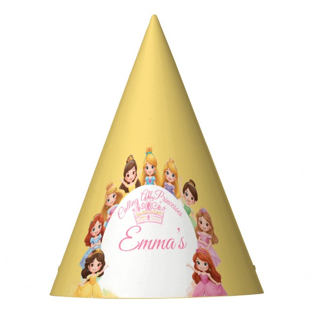 Customizable Kids Birthday Party Hat (Front)