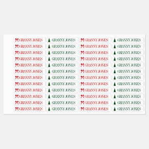 Customizable Labels Family Gift Grandmother Mom