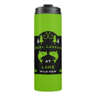 Customizable Lake Fishing Gift Thermal Tumbler