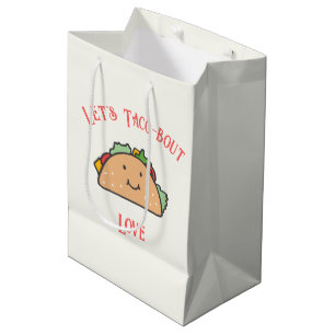 Customizable Let's Taco-bout Love Medium Gift Bag