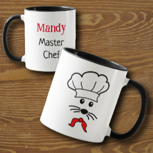 Customizable Little Mouse Master Chef Mug