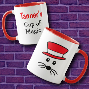 Customizable Little Mouse Snow Man Hat Mug