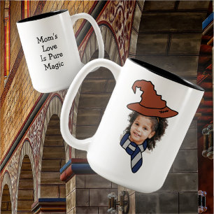 Customizable Little Wizard Photo Booth Two-Tone Co Coffee Mug