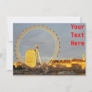 Customizable London Eye card