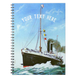 CUSTOMIZABLE MERCHANT STEAMER NOTEBOOK
