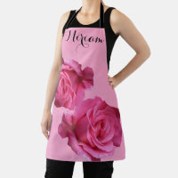 Customizable Miriam name pretty pink rose floral