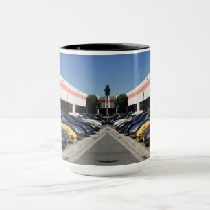 Customizable mirror image photo mug