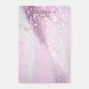 Customizable Modern Glitter Notes