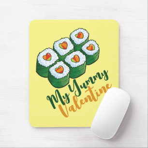 Customizable "My Yummy Valentine" Mouse Pad