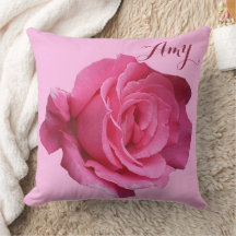 Customizable name Amy pretty pink rose floral boho