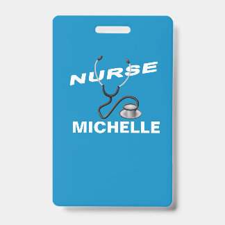 Customizable Name Nurse ID Badge