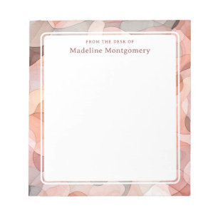 Customizable Name Retro 60's Watercolor Notepad