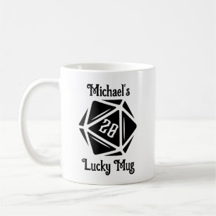 Customizable Natural 20 Lucky Coffee Mug