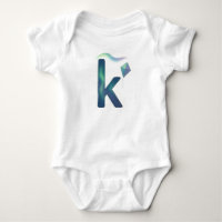 Customizable Northern Lights Letter K Kite