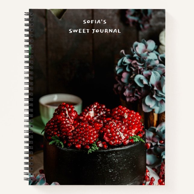 Customizable notebook for pastry recipes (Front)