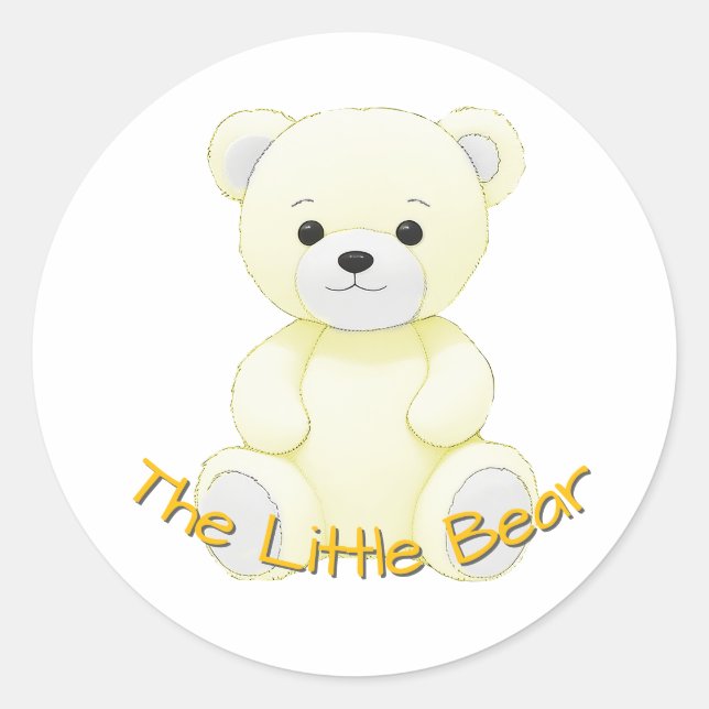 Customizable Nursery Classic Round Sticker (Front)