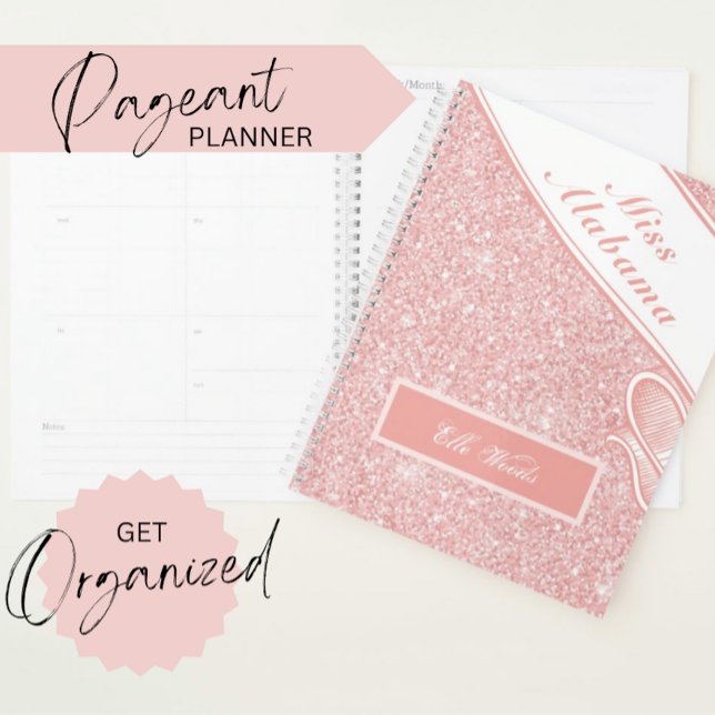 Customizable Pageant Planner - Rose Gold Glitz (Creator Uploaded)