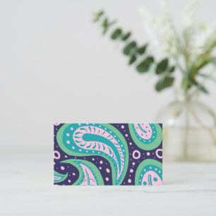 Customizable Paisley Business Card