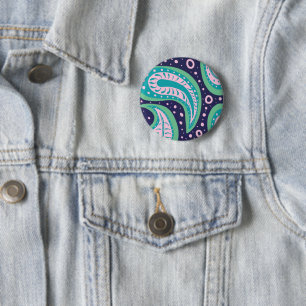 Customizable Paisley Button