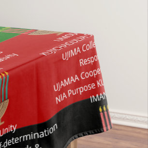 Customizable Pan African KWANZAA Tablecloth