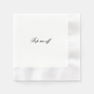 CUSTOMIZABLE paper napkin
