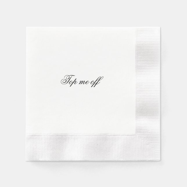 CUSTOMIZABLE paper napkin  (Front)